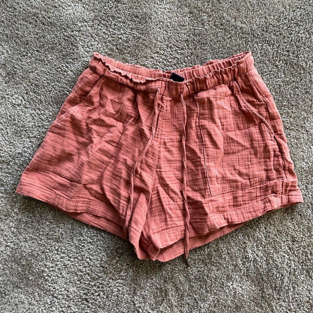 GAP peach cotton shorts - S